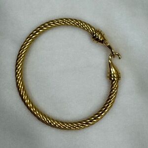 Twisted Gold Bracelet